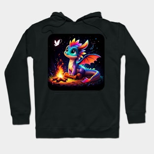 Rufie the Dragon - Outdoor Camping #35 Hoodie